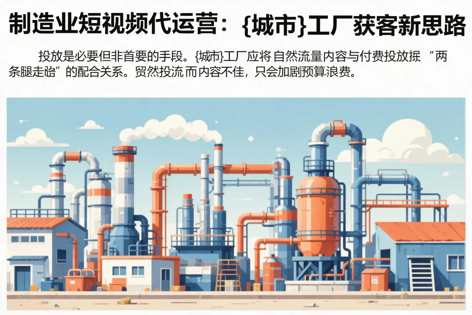 制造业短视频代运营:温宿工厂获客新思路